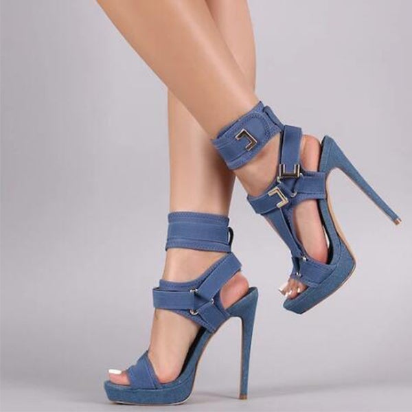 Mollyshoe Pure Color Elegant Pointed Toe High Heels