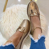 Mollyshoe Slip-On Platform Leather Loafers