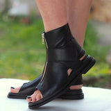 Mollyshoe Women Genuine Leather Summer Boots