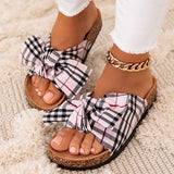 Mollyshoe Women Comfy Classic Plaid Summer Sandals