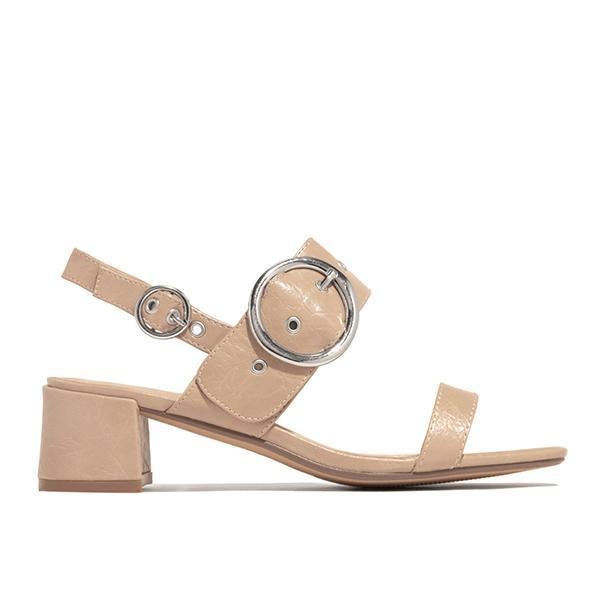 Mollyshoe Around-The-Ankle Adjustable Buckle Closure Sandals