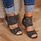 Mollyshoe Women Cut-out Casual Sandals