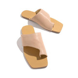 Mollyshoe Mint Strap Detailing Slip On Sandals