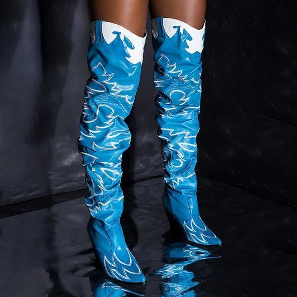 Mollyshoe Western Over The Knee Boots
