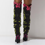 Mollyshoe Western Over The Knee Boots