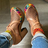 Mollyshoe Women's Colored Closed Toe Mesh Sandals