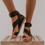 Mollyshoe Fashion Flip-flops Flat Heel Buckle Strap Sandals