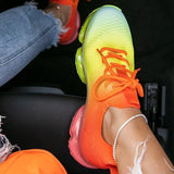 Mollyshoe Women's Colorful Air Cushion Sneakers