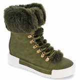 Mollyshoe Warm Fur Lace-Up Boots