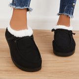 Mollyshoe Flat Slip-On Bootie Warm Lining Ankle Snow Boots