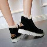 Mollyshoe Fur Lining Ankle Snow Boots
